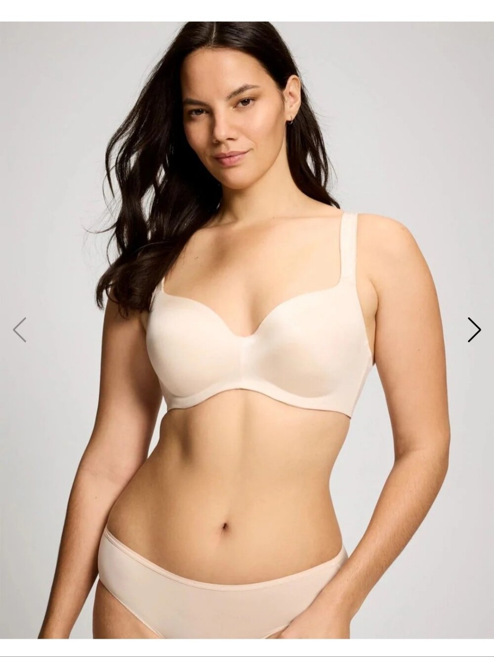 Soma Stunning Support  Smoothe Balconette Bra Size 38C In Color Pale Sand NWT